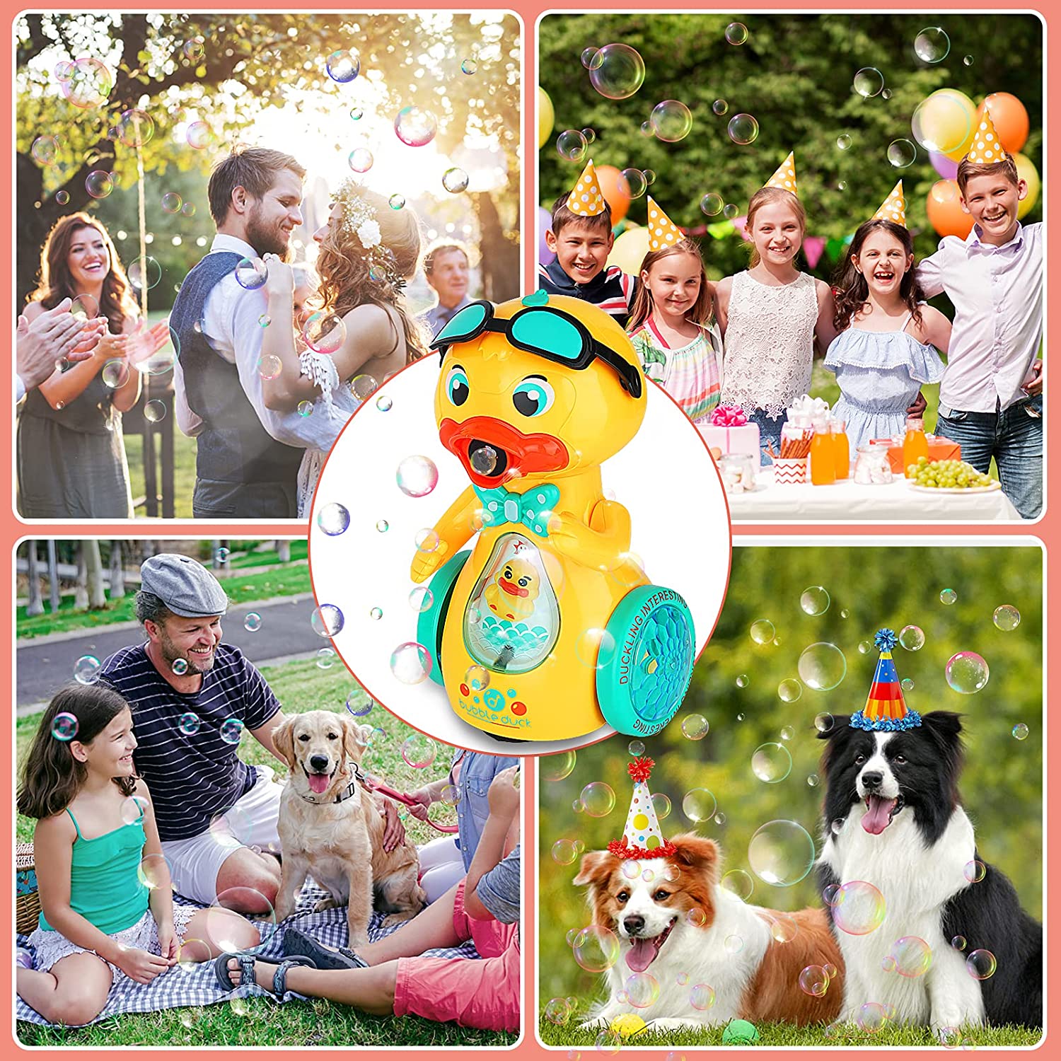 Zenélő, mozgó, világító játékkacsa (3)