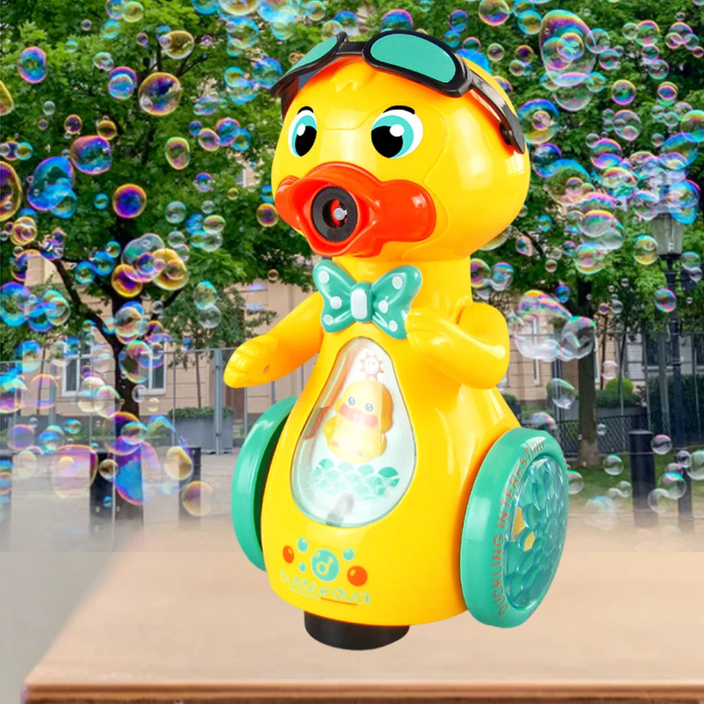 Zenélő, mozgó, világító játékkacsa (33)