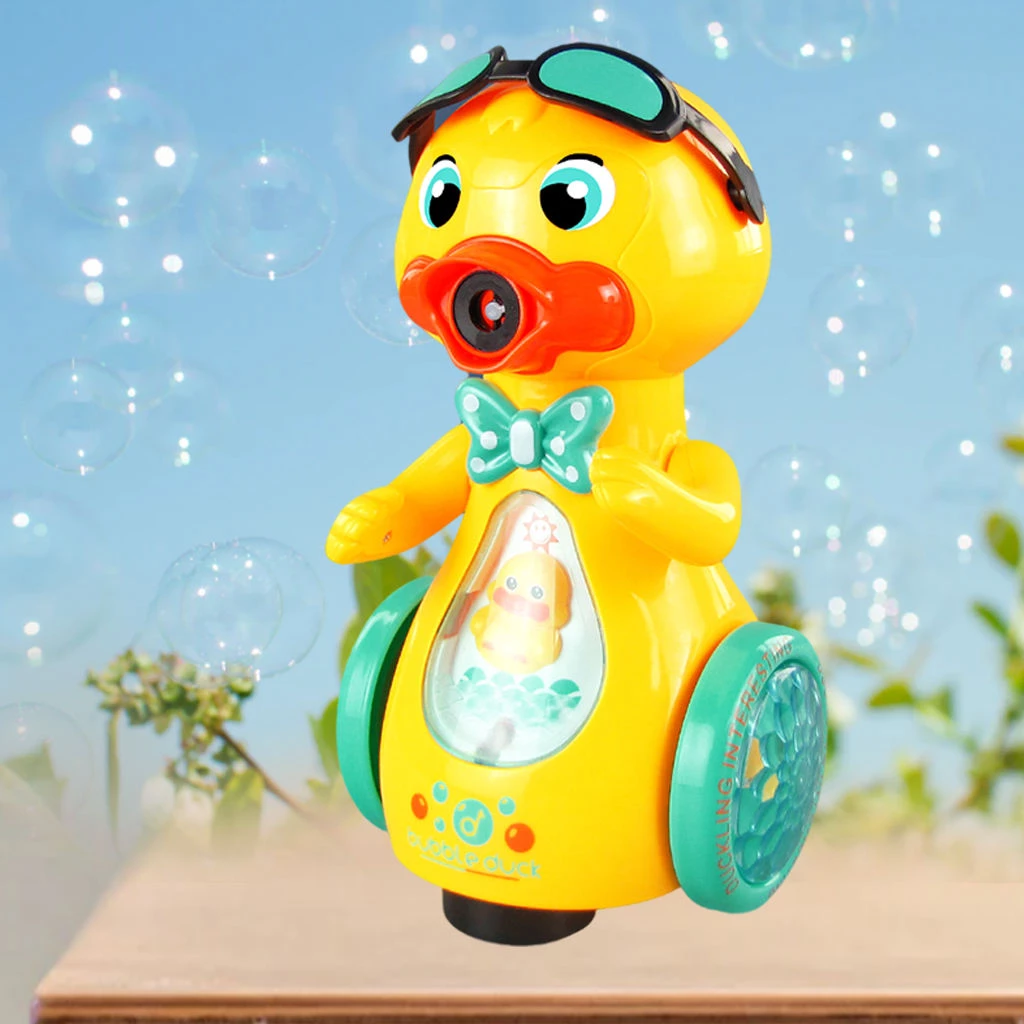 Zenélő, mozgó, világító játékkacsa (4)