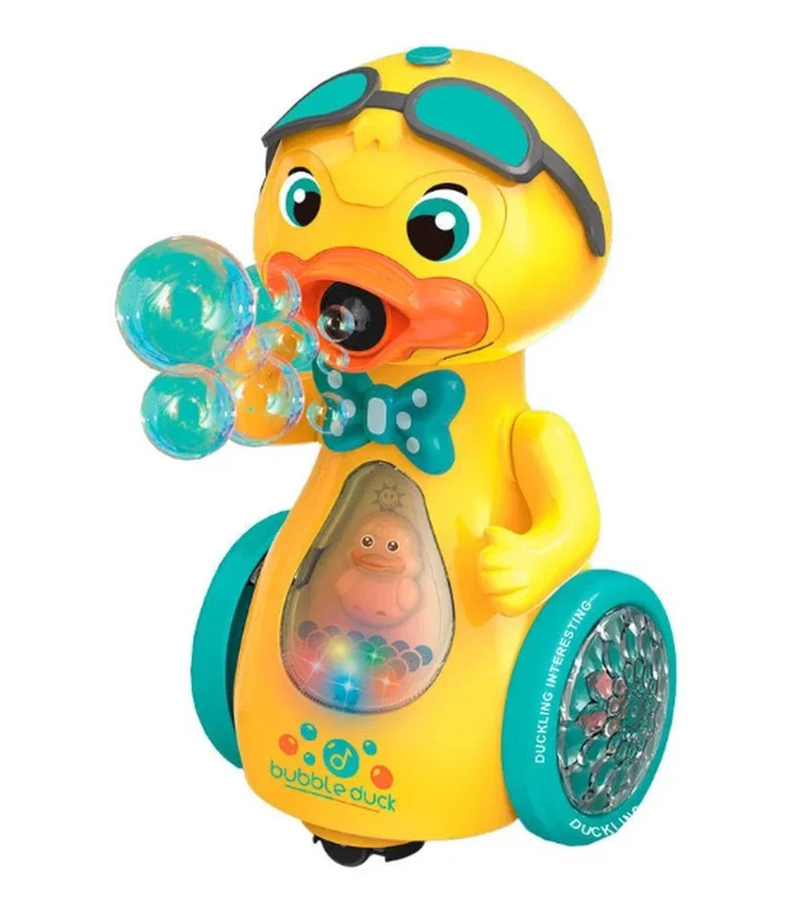 Zenélő, mozgó, világító játékkacsa (6)