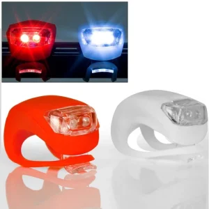 2 db-os LED-es kerékpár lámpa szett szilikon borítással (BBL) (BBV) - Image 9