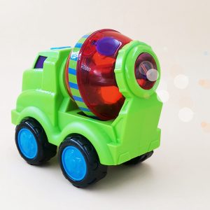 Betonkeverő alakú buborékfújó gép gyerekeknek - vidám színű, zenélő játék (BBMJ) - Image 8