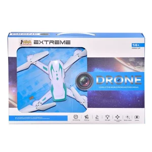Könnyen kezelhető QuadCopter WIFI-s drón kamerával fotók és videók rögzítéséhez - fehér (BBJ) - Image 5