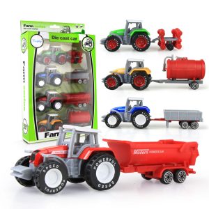 4 részes színes traktor kollekció - minden amire egy gazdaságban szükséged lehet (BBJ) - Image 2