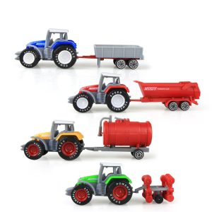 4 részes színes traktor kollekció - minden amire egy gazdaságban szükséged lehet (BBJ) - Image 4