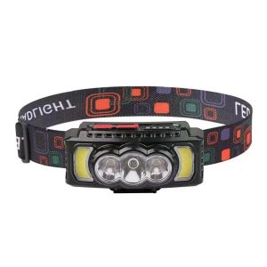 HX-810S fejlámpa 5 extra erős LED-del és 7 világítási móddal (BBD) - Image 3