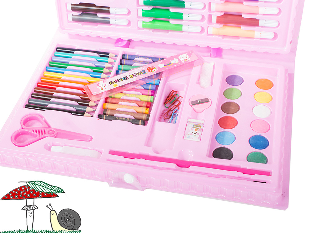 festő színező rajzkészlet pink (5)