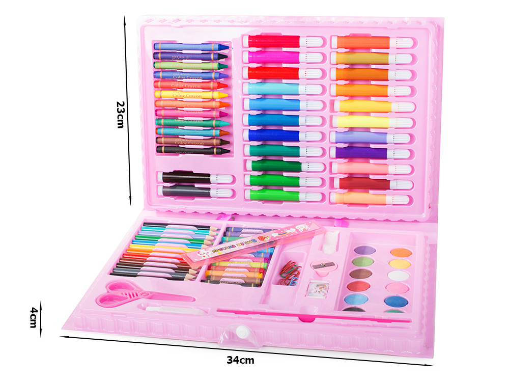 festő színező rajzkészlet pink (9)