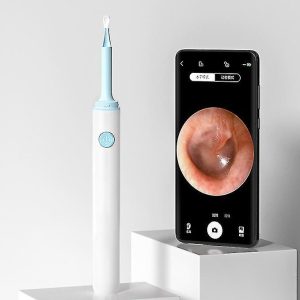 Vezeték nélküli endoszkópos fültisztító készülék - WiFi-s otoszkóp cserélhető szilikon fejekkel (THM) (BBD) - Image 3