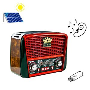 Napelemes Bluetooth hordozható multimédia lejátszó MP3 USB FM rádió RX-BT455S (BBD) - Image 11