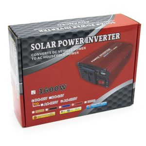 Feszültségátalakító inverter szivargyújtós csatlakozóval és túlterhelés elleni védelemmel - napelem rendszerekhez és autóba - 1600W (BBV) - Image 3