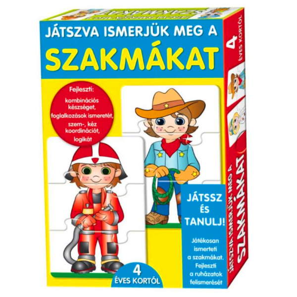 játszva ismerjük meg a szkmákat