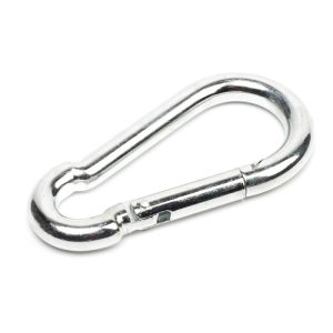 Rugós fém karabiner hegymászáshoz, barlangászathoz, vitorlázáshoz - 10 x 50 x 100 mm (BBL) - Image 5