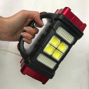 HB-1678 extra erős fényű, 108 LED-es, napelemes kézilámpa és power bank - praktikus lámpa kempingezéshez, horgászathoz, szereléshez (BBD) - Image 6