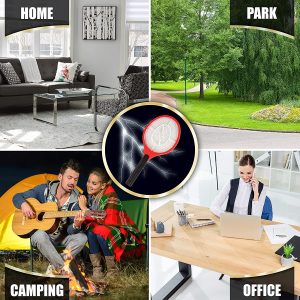Elektromos légycsapó újratölthető akkumulátorral és LED lámpával - szúnyogok, legyek, lepkék ellen (BBL) - Image 3