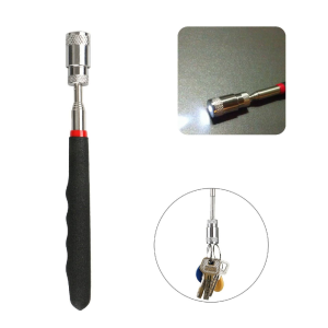 Multifunkciós, teleszkópos, mágneses bot és szerelőlámpa - csavarok, fém tárgyak összeszedéséhez - 80 cm (BBKM) (BBL) - Image 1