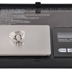 Nagy pontosságú zsebmérleg LCD kijelzővel és tara funkcióval 500 grammig - 6 féle mértékegység, 0,1 g pontosság (BBV) - Image 9