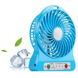 Mini hordozható akkus ventilátor LED fénnyel – frissítő hűvös és világítás bárhol és bármikor (BBE) ( BBL) (BBD) (BBV) - Image 1