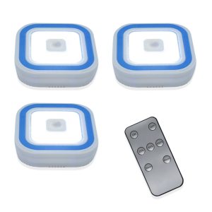 Mini LED-lámpa készlet távirányítóval - 3 darabos (BBL) - Image 1