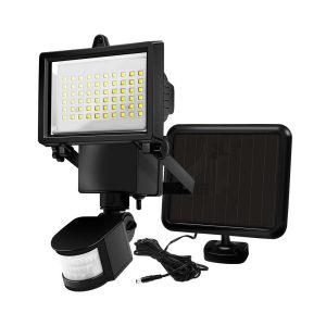 Mozgásérzékelős, napelemes (szolár) reflektor, 60 LED-es kivitelben (BBL) - Image 1