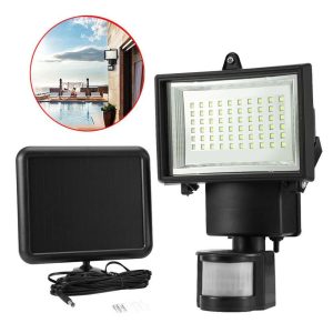 Mozgásérzékelős, napelemes (szolár) reflektor, 60 LED-es kivitelben (BBL) - Image 3