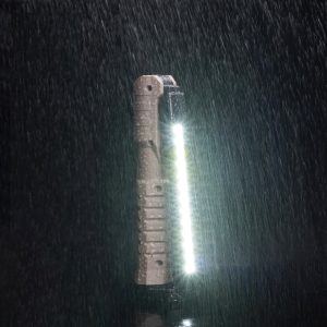 FT-18 kihajtható munkalámpa 7 világítási móddal, 3600mAh tölthető akkumulátorral és telefontartóval - szerelés közben mágnessel rögzíthető (BBV) - Image 5