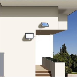 Worth Air SL-F56 kültéri, falra szerelhető szolár lámpa - különálló napelemmel, szürkület- és mozgásérzékelővel - 200 W (BBV) - Image 2