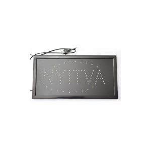 „Nyitva” LED tábla / villogó kék kerettel (BBL) - Image 2
