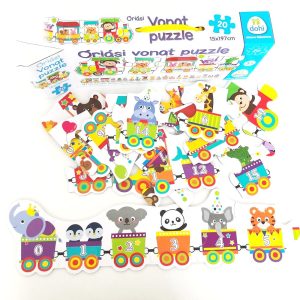 GIGA vonat puzzle  - betűk és számok felfedezésére (BBJ) - Image 2