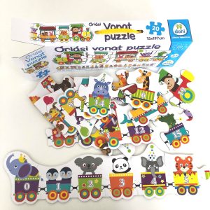 GIGA vonat puzzle  - betűk és számok felfedezésére (BBJ) - Image 3