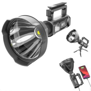 Extra erős akkus LED-es járőrlámpa - vízálló, könnyen hordozható, extra erős fénnyel (BBV) - Image 1