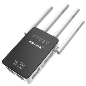 Pix-Link vezeték nélküli hálózati jelismétlő - WiFi router WPA-PSK / WPA2-PSK titkosítási biztonsággal (BBV) - Image 3