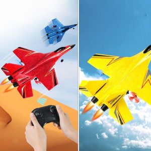 HW-33 minden irányba vezérelhető, távirányítós harci repülőgép habszivacsból - USB-ről tölthető akkumulátorral, világító lámpákkal és futóművel (BBJ) - Image 6