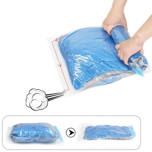 Többször felhasználható vákuumzsák ágyneműk és ruhák praktikus tárolására - 50 x 60 cm (BBL) (SB) - Image 6