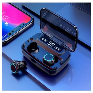 M11 vezeték nélküli vízálló Bluetooth fülhallgató LED kijelzővel és mikrofonnal (BBD) (BBV) - Image 1