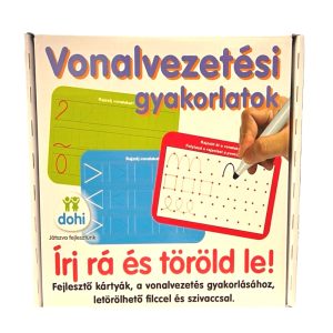 Vonalvezetési gyakorlatok -írj rá és töröld le-fejlesztő kártyák (BBJ) - Image 1