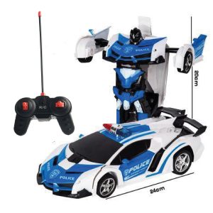 Police Transformers szuperhőssé alakuló távirányítós sportautó (BBJ) - Image 9