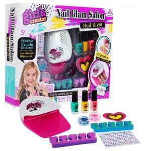 Nail Glam Deluxe manikűrszalon kicsiknek –  körömreszelővel, matricákkal, körömlakkokkal és csillámporokkal – minden, ami csillogás és divat! (BBJ) - Image 2
