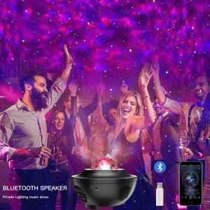 GALAXIS projector - csillagos ég party lámpa távirányító+hangszóró BLUETOOTH (BBJ) (BBV) - Image 4