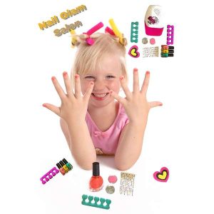 Nail Glam Deluxe manikűrszalon kicsiknek –  körömreszelővel, matricákkal, körömlakkokkal és csillámporokkal – minden, ami csillogás és divat! (BBJ) - Image 3