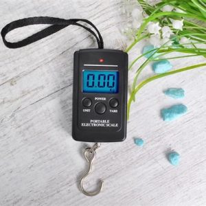 LED-es hal-, poggyász-, bőrönd mérleg - 40 kg-ig (BBL) - Image 2