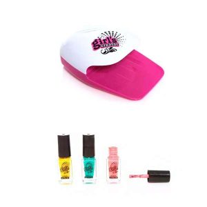 Nail Glam Deluxe manikűrszalon kicsiknek –  körömreszelővel, matricákkal, körömlakkokkal és csillámporokkal – minden, ami csillogás és divat! (BBJ) - Image 5