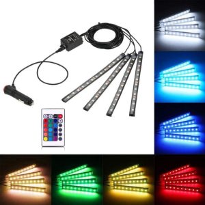 RGB LED lábtér világítás autóba - távirányítós (BBL) - Image 6