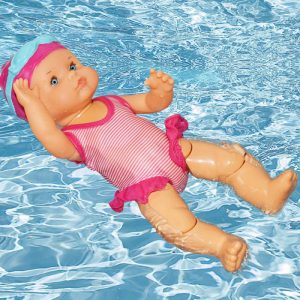 WaterBaby - úszó interaktív játékbaba, utánozza az úszást, 33 cm (BBJ) - Image 2