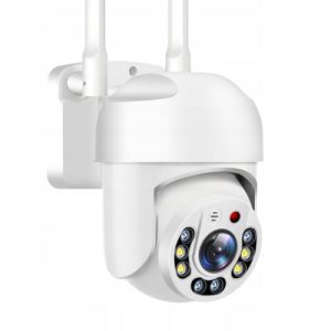 Telefonról vezérelhető PTZ01 WIFI-s biztonsági kamera - mozgásérzékelős, 360°-ban forgatható, időjárásálló - fehér (BBV) (BBD) - Image 8