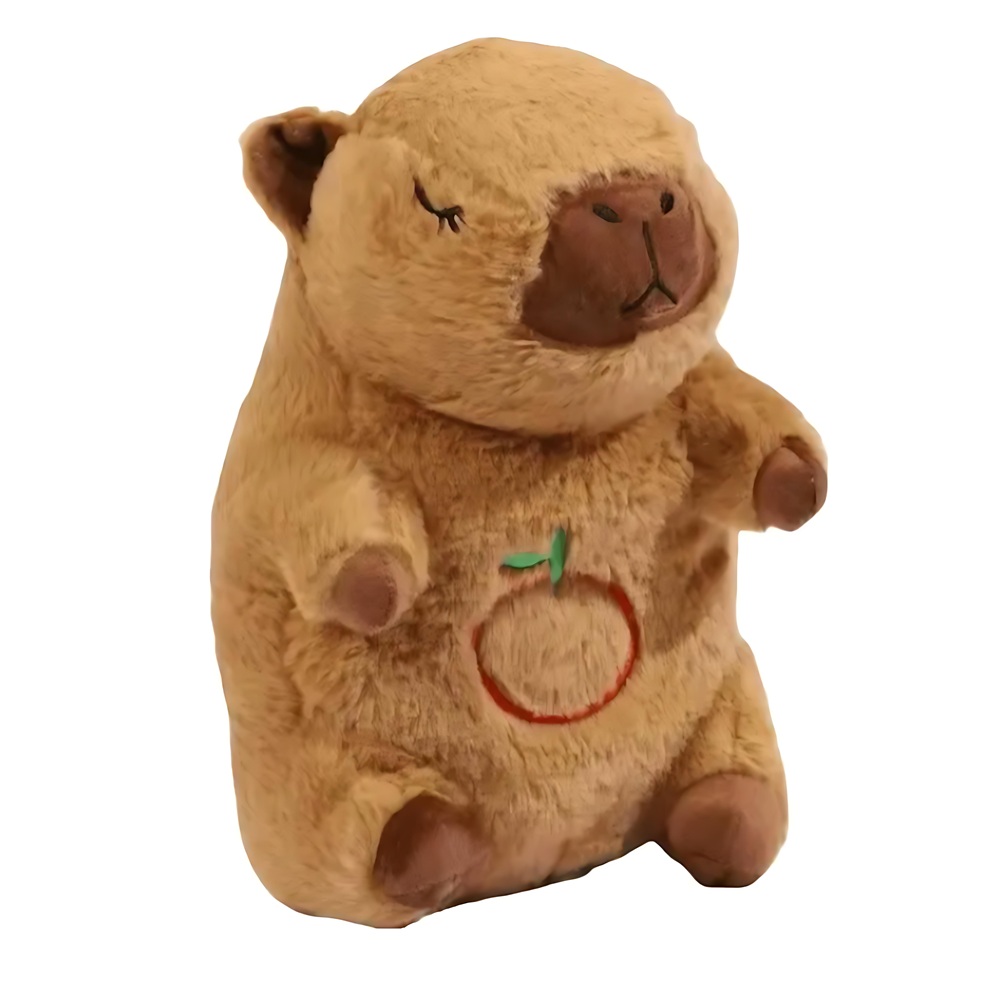 Capybara_plüss_alvótárs_babáknak_lélegző_funkcióval_és_környezeti_fénnyel,_18_cm_3