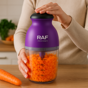 RAF elektromos turmixgép és aprító – 2 az 1-ben élelmiszer-daráló, 1 literes tartállyal R-332 (BBD) - Image 2