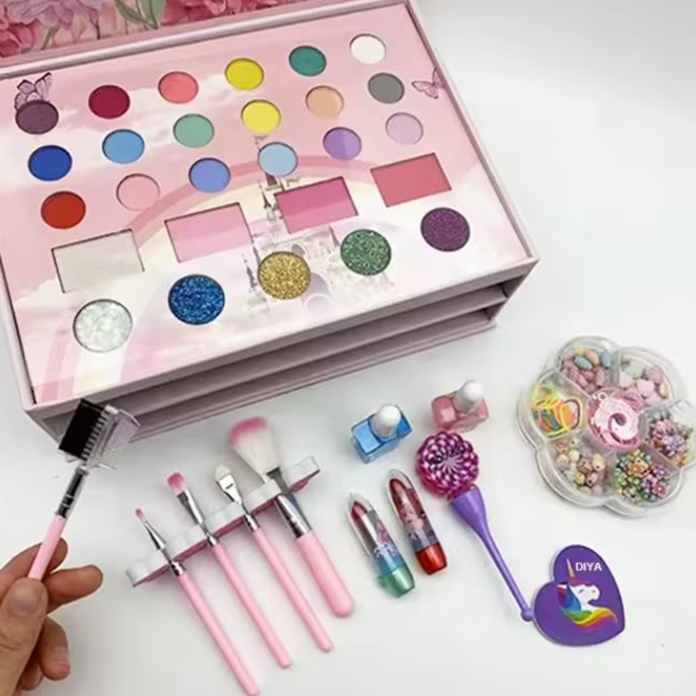 Unikornisos_gyerek_smink_és_ékszerkészlet_lányoknak__mosható_smink,_tükörrel,_körömlakkal_és_gyöngyfűző_szettel,_3_fiókos_tárolóban1