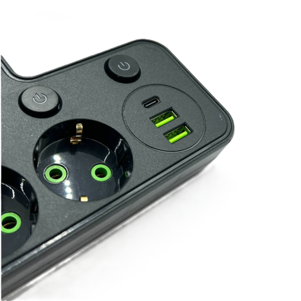 6_az_1_ben_asztali_töltőállomás_4_konnektor,_2_USB_1_USB_C_porttal,_kompakt_elosztó_otthonra_és_irodába_HG-278