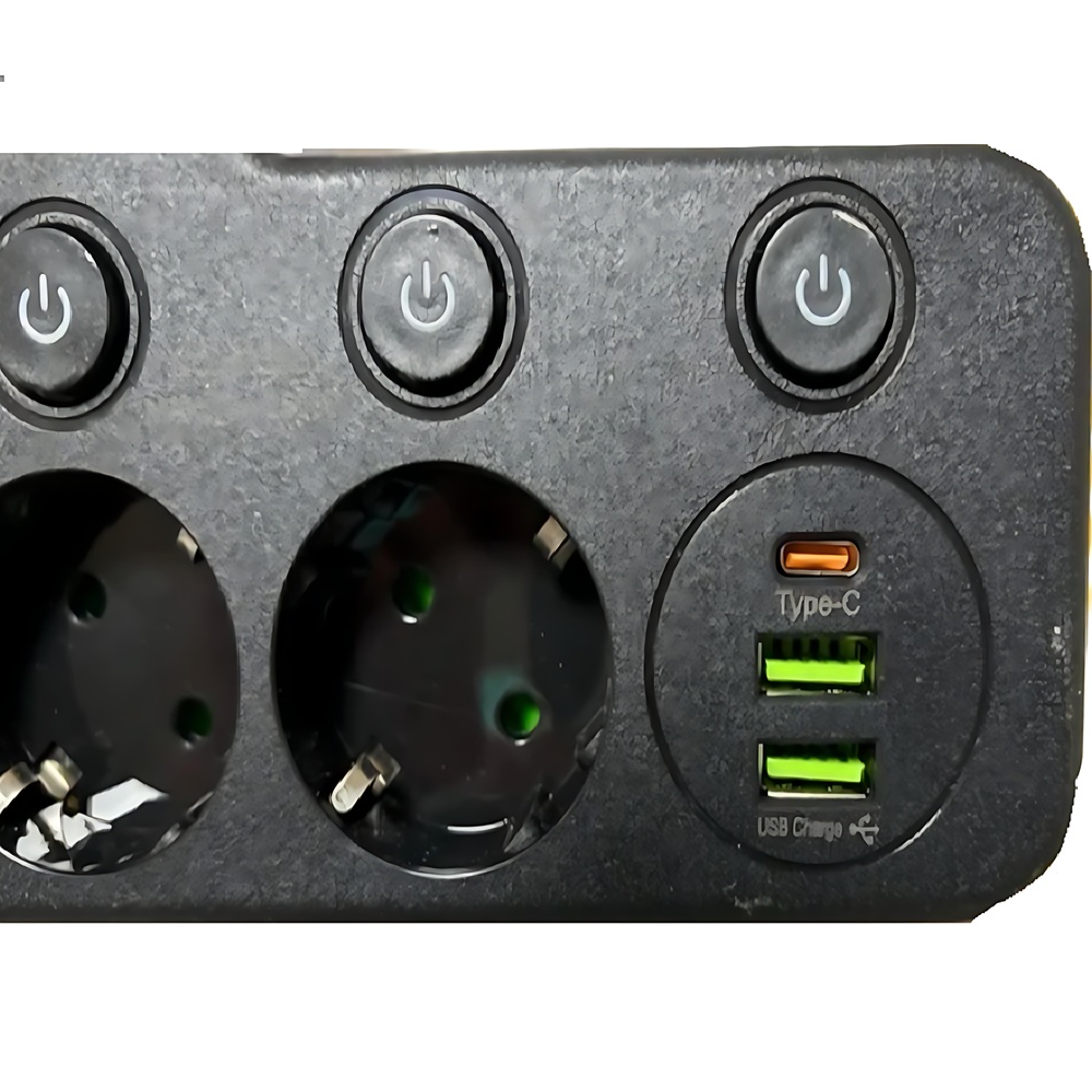 6_az_1_ben_asztali_töltőállomás_4_konnektor,_2_USB_1_USB_C_porttal,_kompakt_elosztó_otthonra_és_irodába_HG-2784